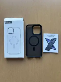 iPhone 15 Pro MaxカバーブラックXOO152GXC1