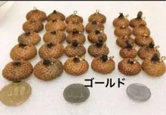 北海道　どんぐり帽子　レッドオーク　サイズミックスヒートン付き　　30個