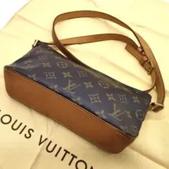 【極美品】ルイヴィトン モノグラム トロター ショルダーバッグ ゴールド金具