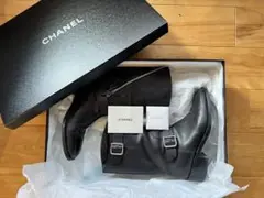 CHANEL シャネル エンジニアブーツ ショートブーツ