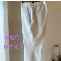 お値下げ中☆ユニクロ　EZYフレア アンクルパンツ 　M オフホワイト　未使用