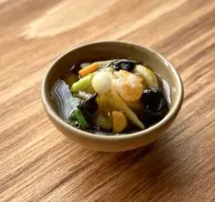 【訳あり】ミニチュアフード 五目あんかけラーメン