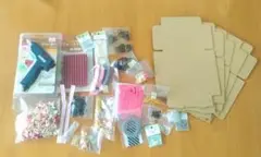 写真全部セット！ハンドメイド梱包用品＆パーツアソートMIX★