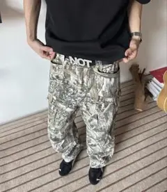 ダボパン　リアルツリー　迷彩柄　ミリタリー　カーゴパンツ ワイドパンツ カモフラ