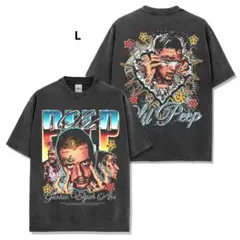 LIL PEEP リル ピープ 両面プリント ヴィンテージ加工 Tシャツ L