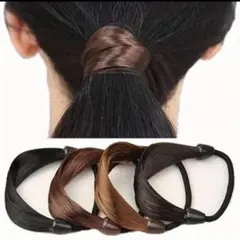 2個セット‼️ ポニーテールウィッグ ヘアゴム シュシュ ヘアアレンジ 新品未使用