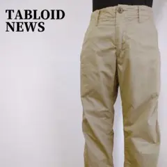 タブロイドニュース　サイドステッチコットンチノパンツ　ベージュ　日本製　2