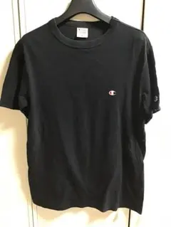 【Champion/チャンピオン】半袖Tシャツ/M★ブラック★メンズ★USED