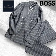最高級BOSS現行モデル ダブル セットアップスーツ極美品