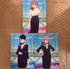 グリッドマンユニバース 羽田空港 特典 ポストカード(全3種)2セット
