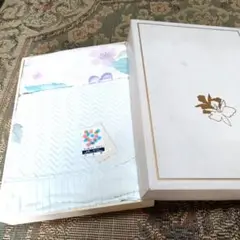 花柄ソフトタオルケット2点セット