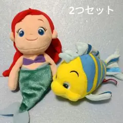 【ディズニー】ビーンズコレクション　アリエル　フランダー　2つセット