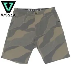 ヴィスラ VISSLA ハイブリッド 迷彩 サーフパンツ