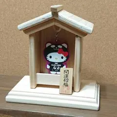 推し活グッツ入れ　お祀り用　小さなほこら風　ケース　お守り　国産檜造り　飾台付