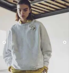 【2枚セット】monkey timeフレンチテリー ディストレスド スウェット