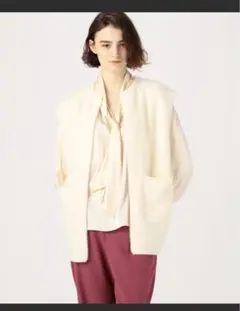 トゥモローランド フラッフィーヤーン ノーカラージレ ballsey ベスト