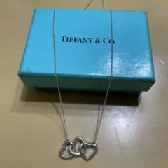 Tiffany ティファニー トリプルオープンハート シルバーネックレス