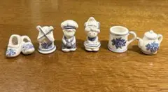 ミニチュア 置物 6点 オランダ