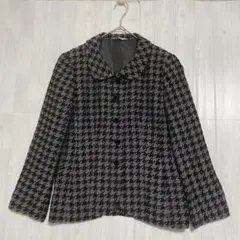 PREMURA チェックジャケット　黒　シルバー　13 / XL