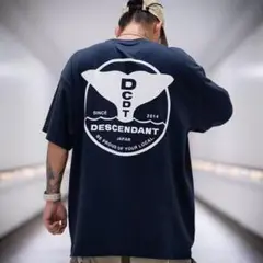 DESCENDANT Tシャツ ネイビー サイズ3