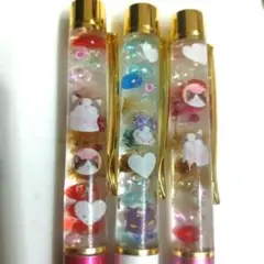 5060♡シェア◆3本お纏め価格◆ ハンドメイド ねこ ハーバリウムボールペン
