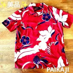 セ*リ様 ✨美品✨PAIKAJI パイカジ　かりゆしウェア半袖シャツ XL 花柄
