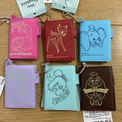 Disney ミニブックマスコット　キーホルダー　６個