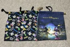 ディズニー巾着３枚セット