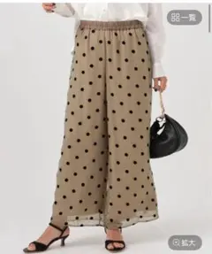 BAYFLOW ドットオーガンジーパンツ