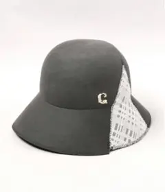 即完売 STELLA ハット グレー タグ付き レース帽子 CA4LA カシラ