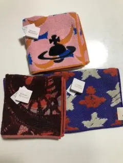 Vivienne Westwood タオルハンカチ 新品3枚セット