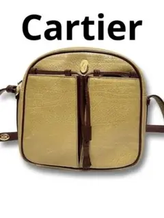 Cartier カルティエ マストライン レザー ショルダーバッグ