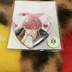 ピンクとハバネロ くじメイト【D賞】ハート缶バッジ D-2