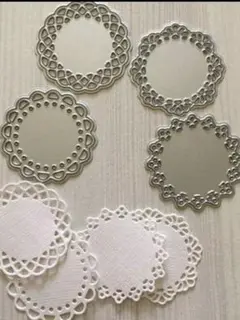 新品カッティングダイ レースペーパー