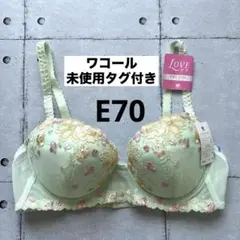 ワコール フレシィ E70 グリーン 未使用タグ付き