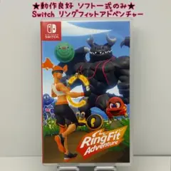 B★動作良好 ソフト一式のみ★Switch リングフィット アドベンチャー