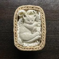 『手作り一点物』　陶器　白猫