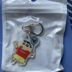 しんちゃん バドミントン キーホルダー