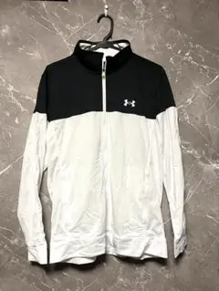 Under Armour ジップアップジャケット ブラック/ホワイト