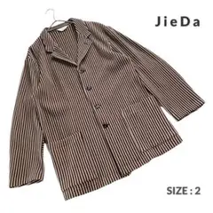 JieDa ジエダ テーラードジャケット リップル ストライプ 2021
