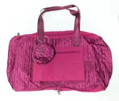 M-1FAUCHON ポケッタブルトートバッグ キャリーオンバッグ ポーチ付き