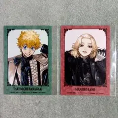 東京リベンジャーズ　アニメイトフェア　特典ブロマイド　 　花垣武道 　佐野万次郎