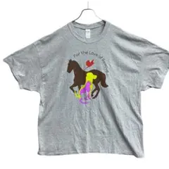 ギルダン メンズTシャツ 3XL 動物愛護 馬 犬 猫 アニマル【4118】