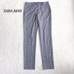 ZARA MAN ザラマン スラックス M メンズ チェック カジュアル