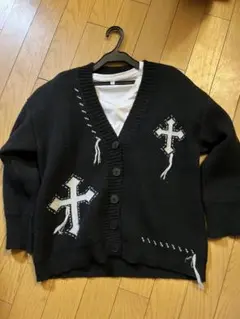 Chrome Hearts - クロムハーツ バックストーンCHプラス装飾ニット レディース M Chrome Hearts - クロムハーツ バックストーンCHプラス装飾