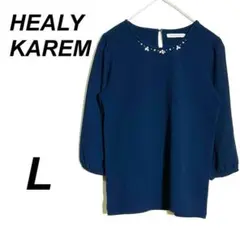【ヒーヒーカレン】カットソー トップス 長袖 (L)ポリエステル 秋冬