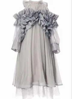 【新品未使用】Riu Frill bolero pleats dress
