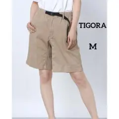 ティゴラ　ハーフパンツ　コットンツイルショーツ　　ベージュ　M カジュアル