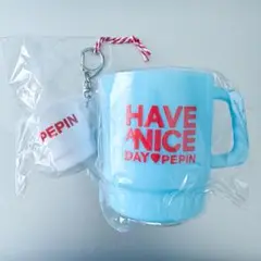 【新品未使用】PEPIN マグカップ キーホルダー 紙博