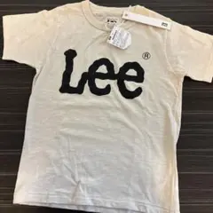 【新品】130　Lee　ロゴT　生成り　シンプル